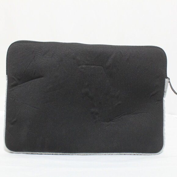 Incase Black Zipper Laptop Ipad Computer Soft Protective Sleeve - Picture 6 of 6